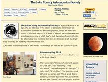 Tablet Screenshot of lcas-astronomy.org